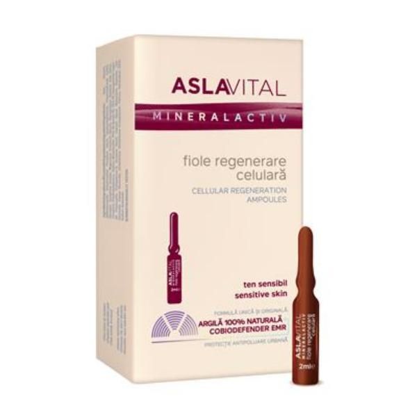 Aslavital Ампули за клетъчна регенерация - Aslavital Mineralactiv Cellular Regeneration Ampoules, 7 x 2мл