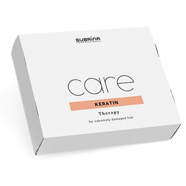 Subrina Ампули за лечение с кератин за много увредена коса - Subrina Care Keratin Therapy, 6x 10 мл