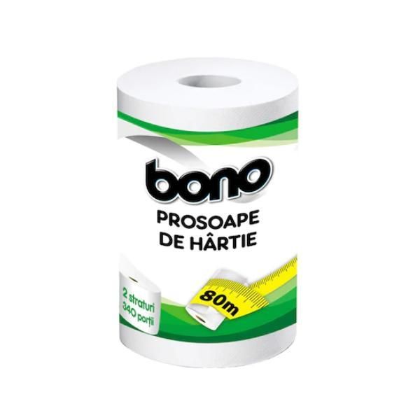 Bono > Хартиени кърпи 80м 2 слоя Боно, 1 ролка