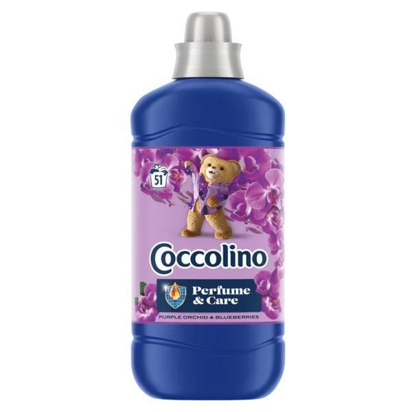 Coccolino >Балсам за пране - Coccolino Perfume &amp; Care Purple Orchid &amp; Blueberries, 51 пранета, 1275 мл