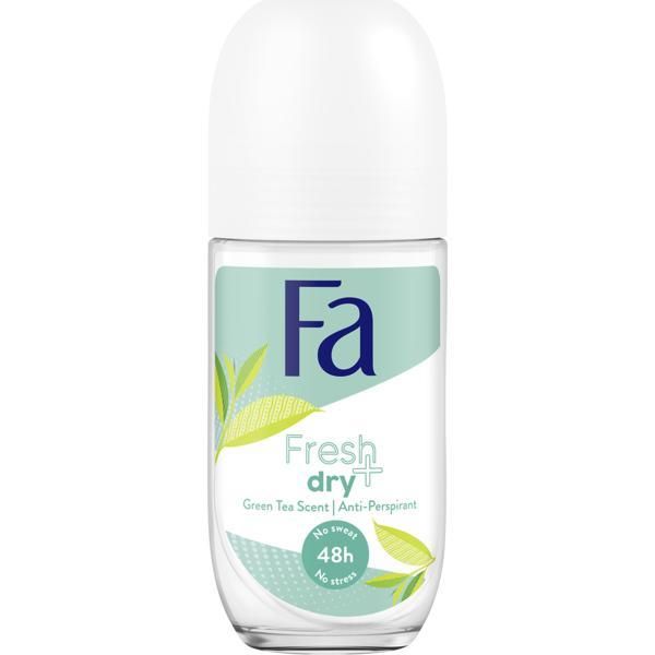Fa &gt;Дезодорант против изпотяване Roll &amp; on Fresh &amp; Dry Green Tea 48h Fa, 50 мл