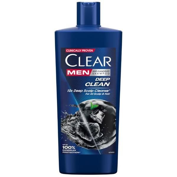Clear >Шампоан против пърхот за мъже - Clear Men Anti-Dandruff Deep Clean, 610 мл