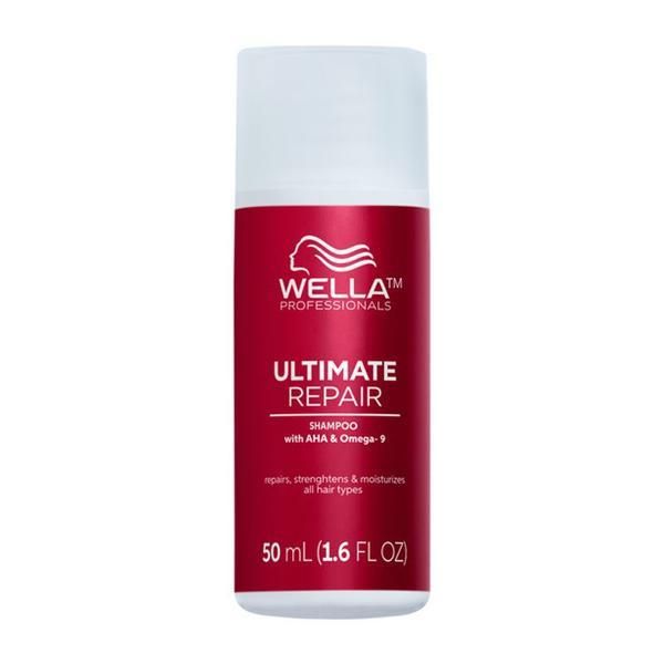 Wella Professionals &gt;Възстановяващ шампоан с AHA и Омега 9 за увредена коса Стъпка 1 - Wella Professionals Ultimate Repair Shampoo Mini, 50 мл