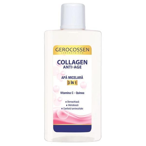 Gerocossen Anti-age мицеларна вода с витамин С и киноа 3 в 1 Collagen , Gerocossen Laboratoires, 300 мл