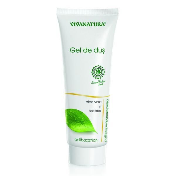 Vivanatura Антибактериален душ гел Aloe Vera &amp; Tea Tree Vivanatura, 250 мл
