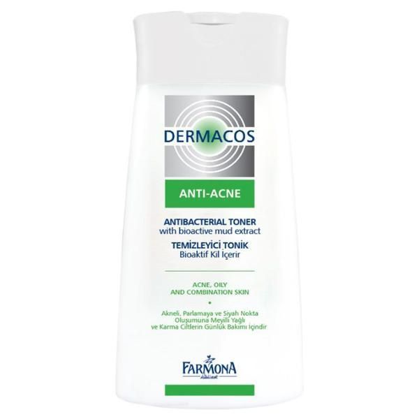 Farmona Антибактериален тоник за лице - Farmona Dermacos Antibacterial Toner Anti-Acne, 200 мл