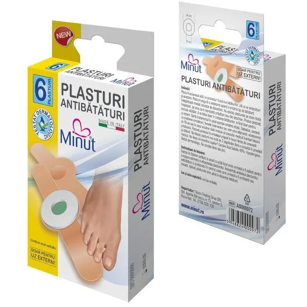 Vision Trading Антибактериални лепенки Minute Vision Trading, 6 бр