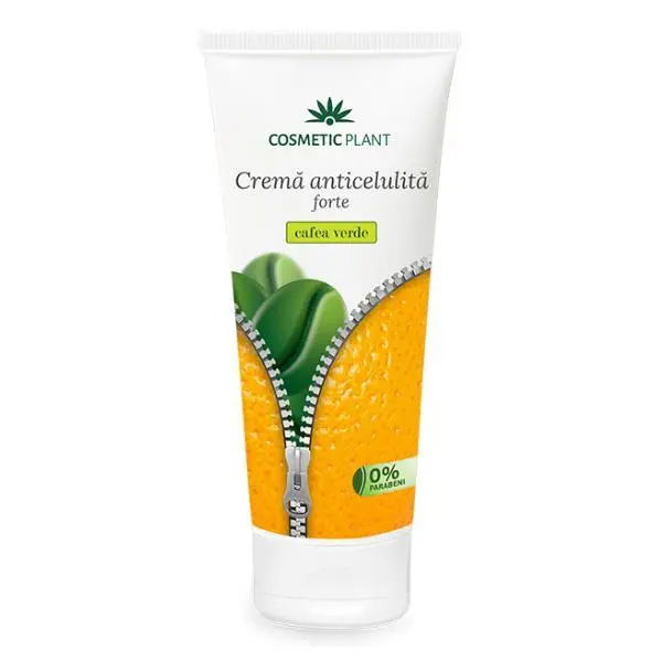 Cosmetic Plant Антицелулитен мощен крем с екстракт от зелено кафе Cosmetic Plant, 200мл