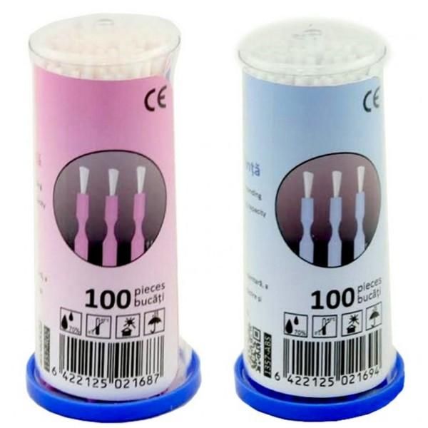 Prima Апликатори за еднократна употреба Prima, сини, 100 броя