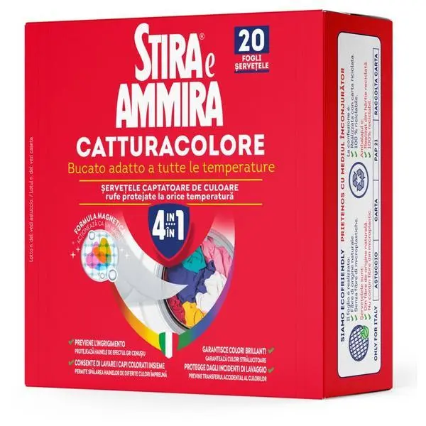 Stira e Ammira Апсорбиращи цветове кърпички - Stira e Ammira, 20 бр