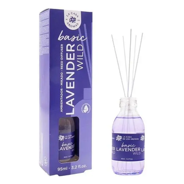 Mikado Ароматизатор за стая Mikado Lavender Scented - La Casa De Los Aromas Basic Lavender Wild, 95 мл