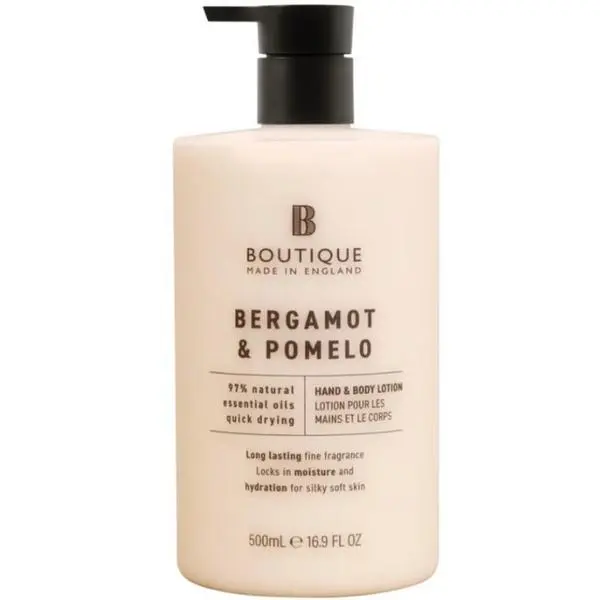 Boutique Ароматизиран лосион за ръце и тяло с бергамот и помело - Boutique Hand &amp; Body Lotion, 500 мл