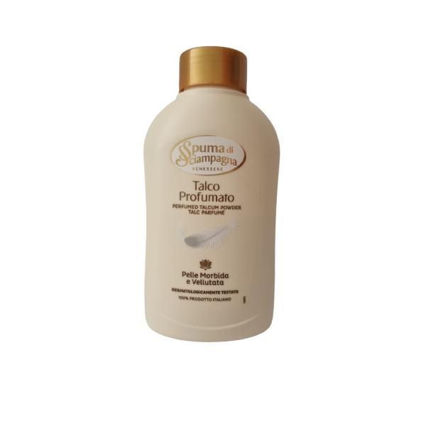 Kallos Ароматизиран талк на прах - Spuma Di Sciampagna Benessere Taless Profumato, 200 гр