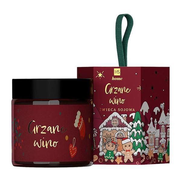 HiSkin Ароматизирана свещ &quot;Червено вино&quot; - Grzane Wino HS1, HiSkin, 100 мл