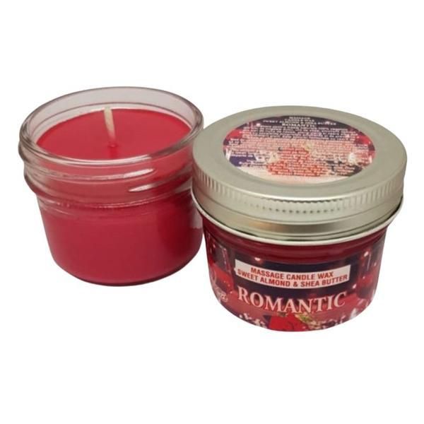 Kosmo Line Ароматизирани свещи за масаж Cosmo Oil Romantic Massage Candle - Massage Candle Wax Sweet Almond and Shea Butter, 100 мл