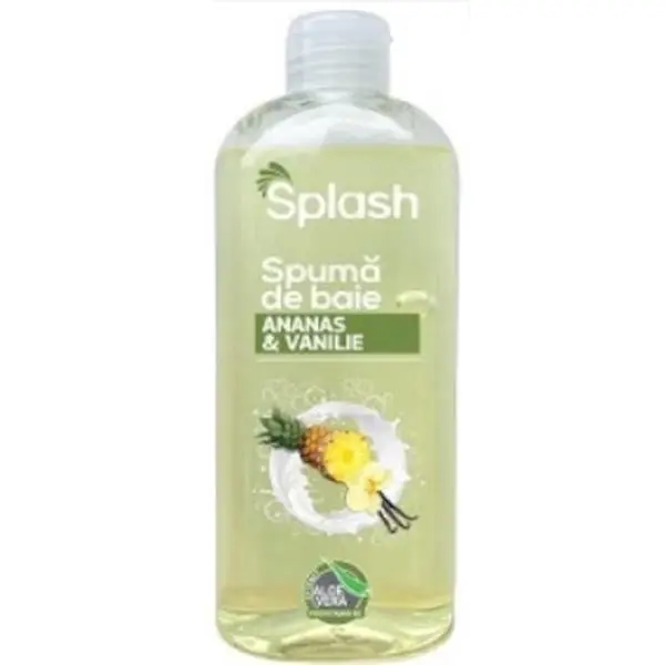Splash Ароматна пяна за вана с ананас и ванилия - Splash, 500 мл
