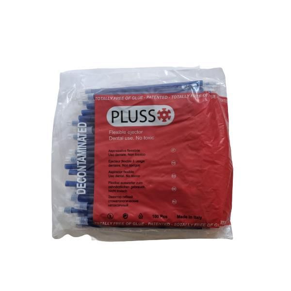 Prima Аспиратор за слюнка със сваляща се глава Prima, син, 15см, 100 броя