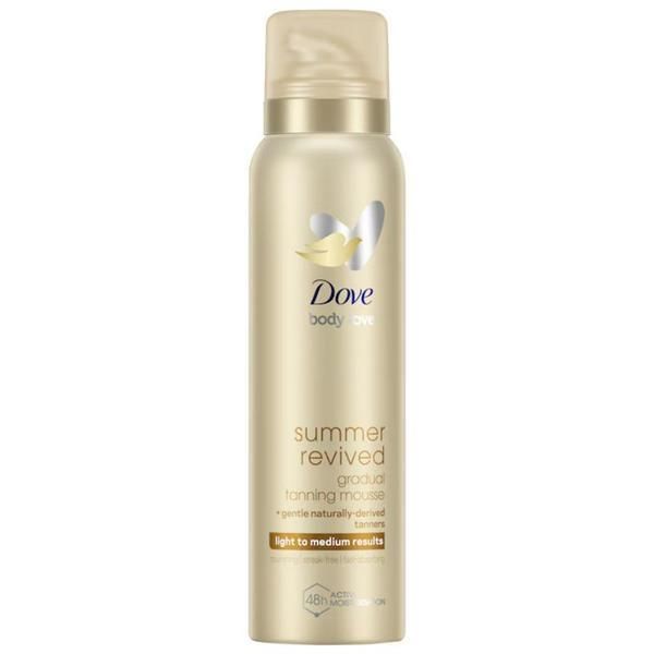 Dove Автобронзираща пяна - Dove Body Love Summer Revived Light to Medium Results, 150 мл