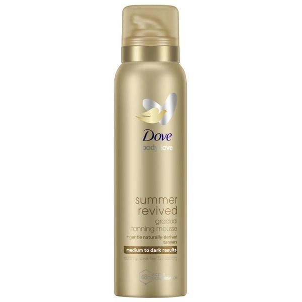 Dove Автобронзираща пяна - Dove Body Love Summer Revived Medium to Dark Results, 150 мл