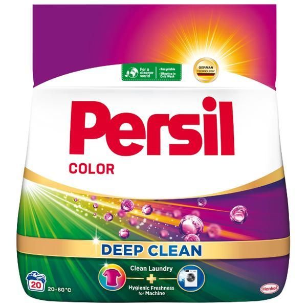 Persil Автоматичен прах за бели и цветни дрехи - Persil Color Deep Clean, 1,1 кг