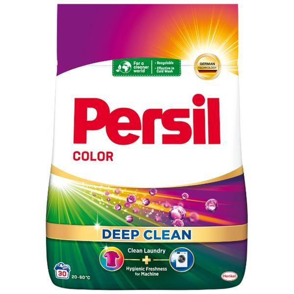 Persil Автоматичен прах за бели и цветни дрехи - Persil Color Deep Clean, 30 пранета, 1,65 кг