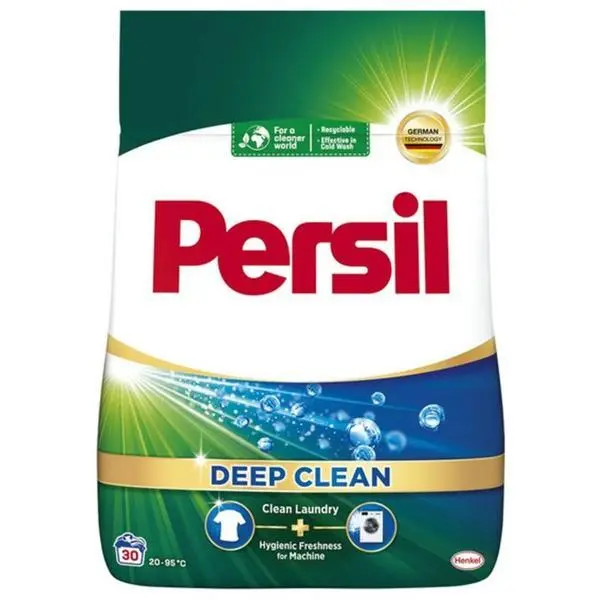 Persil Автоматичен прах за пране - Persil Deep Clean, 30 пранета, 1650 гр