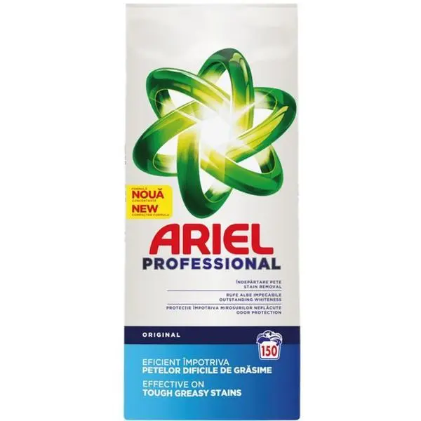 Ariel Автоматичен прахообразен перилен препарат - Ariel Professional Original, 150 пранета, 9.75 кг