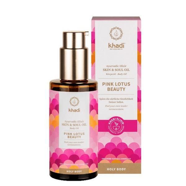 Khadi Аюрведично масло Elixir Lotus Pink Skin &amp; Soul Khadi, 100 мл