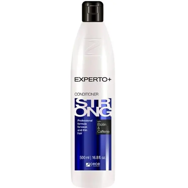 Experto+ Балсам с биотин и кофеин за тънка и чуплива коса - Experto+ Strong Professional Conditioner with Biotin and Caffeine, 500 мл