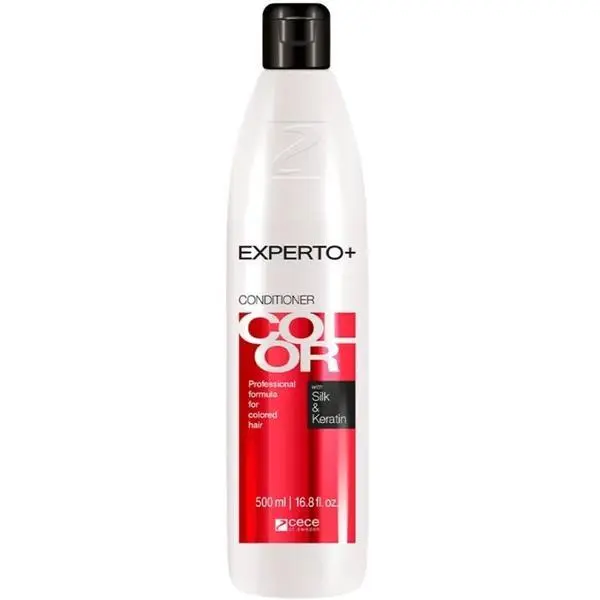 Experto+ Балсам с коприна и кератин за боядисана коса - Experto+ Color Professional Conditioner with Silk and Keratin, 500 мл