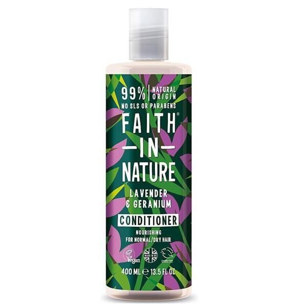 Faith in Nature Балсам с Лавандула и мускат за нормална или суха коса Faith in Nature, 400 мл