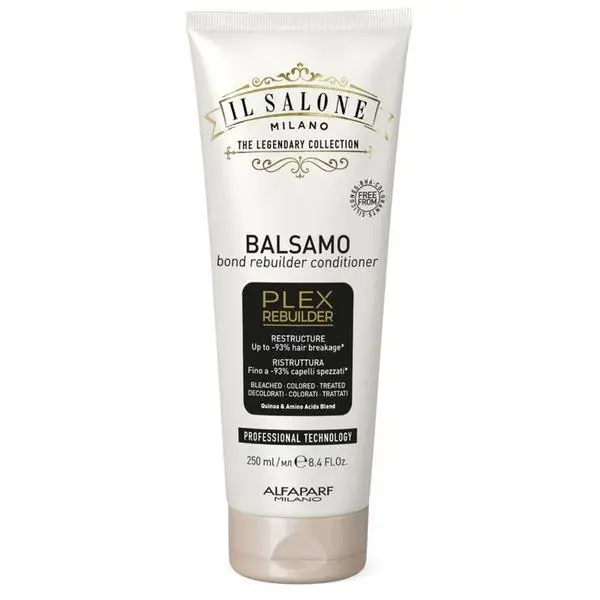 Alfaparf Milano Балсам за боядисана, избелена и химически третирана коса - Il Salone Milano Bond Plex Rebuilder Conditioner, 250 мл