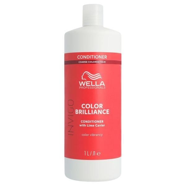 Wella Professionals Балсам за боядисана коса с дебел конец - Wella Professionals Invigo Color Brilliance Coarse, версия 2023, 1000 мл