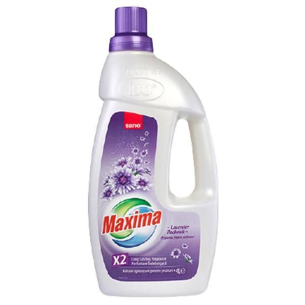 Sano Балсам за дрехи Lavender - Sano Maxima Lavender Hygienic Fabric Softener, 4000 мл