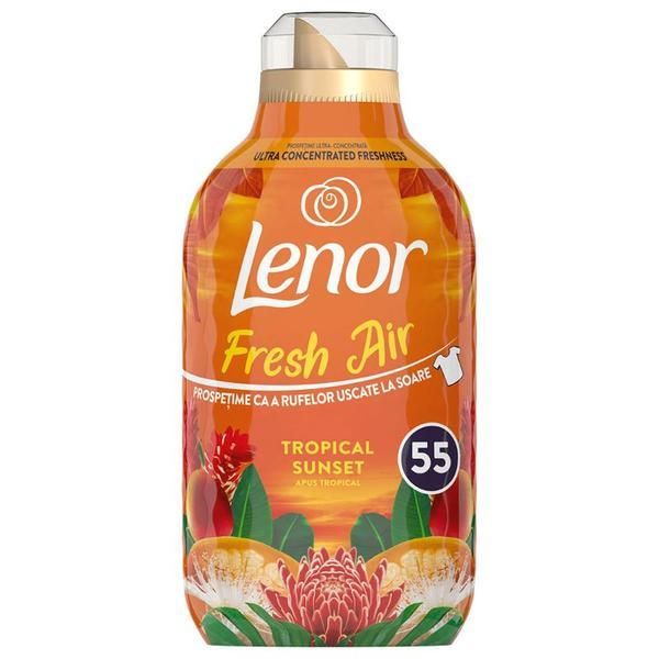 Lenor Балсам за дрехи Lenor Fresh Air Tropical Sunset, 55 пранета, 770 мл