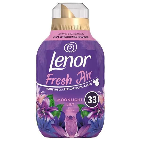 Lenor Балсам за дрехи с аромат на императорска лилия - Lenor Fresh Air Moonlight Lily, 33 пранета, 462 мл
