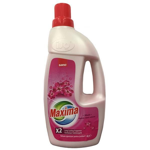 Sano Балсам за дрехи с мускус - Sano Maxima Musk Hygienic Fabric Softener, 4000 мл