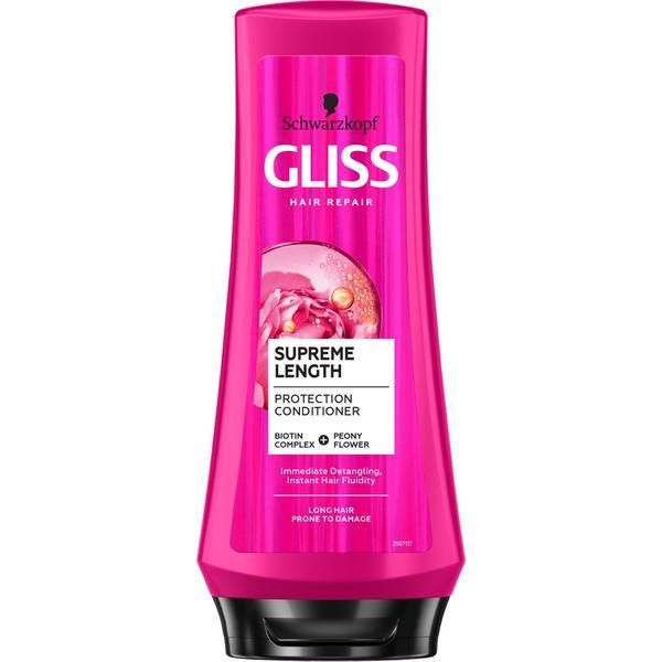 Gliss Балсам за дълга коса, предразположена към увреждане Schwarzkopf Gliss, 200 мл
