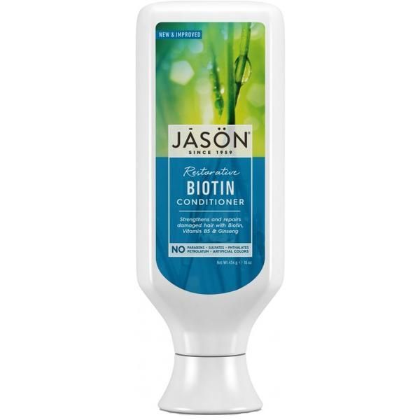 Jason Балсам за коса за укрепване на цепнатите нишки Biotin Jason, 454 мл