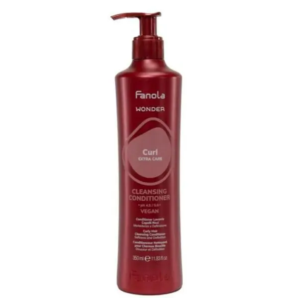 Fanola Балсам за къдрава коса - Fanola Wonder Curl Extra Care Cleansing Conditioner for Curly Hair, 350 мл
