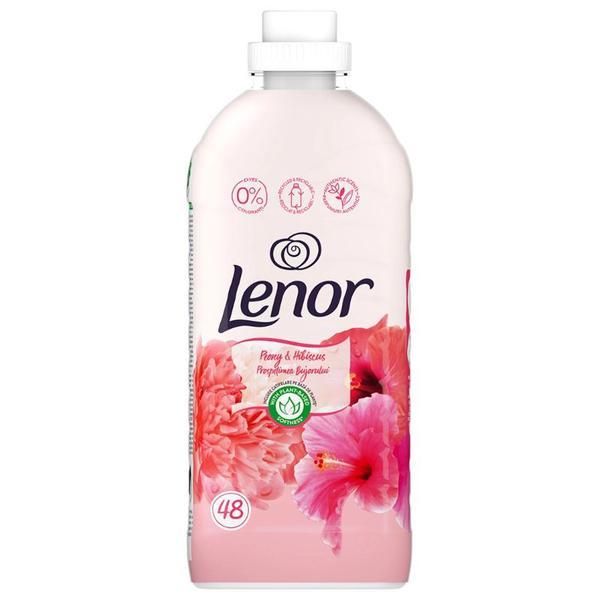 Lenor Балсам за пране Fresh Peony - Lenor Peony &amp; Hibiscus, 48 ??пранета,1200 мл
