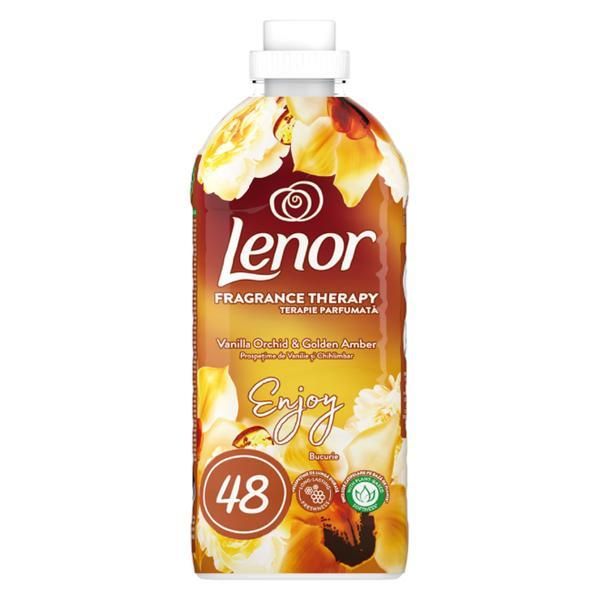 Lenor Балсам за пране Lenor Fragrance Therapy Vanilla Orchid &amp; Golden Amber, 48 пранета, 1200 мл