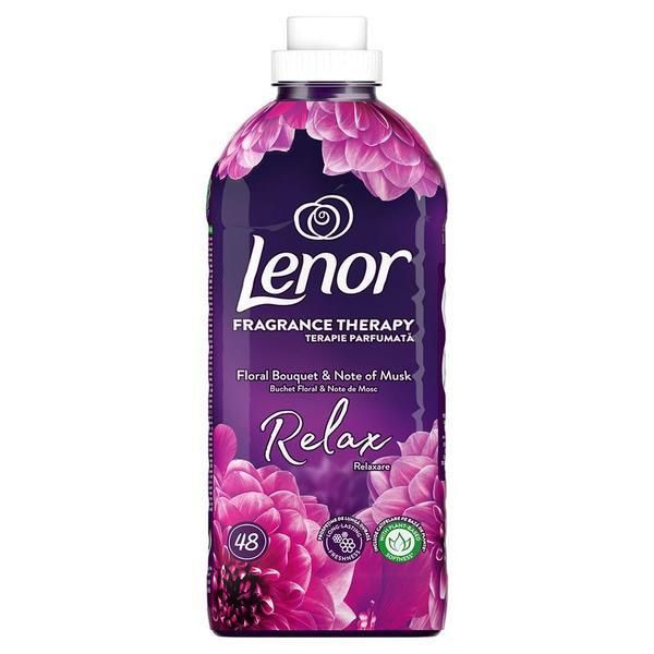 Lenor Балсам за пране Scented Therapy - Lenor Fragrance Therapy Floral Bouquet &amp; Notes of Musk, 48 измивания, 1200 мл