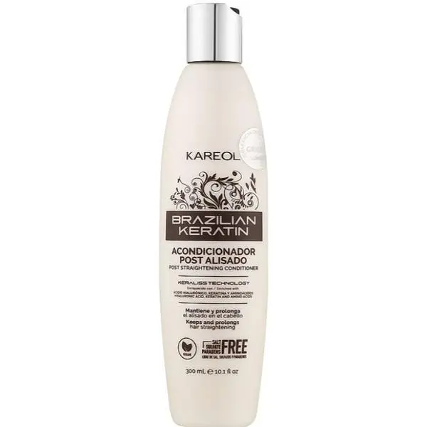 Kareol Балсам за след изправяне с кератин - Kareol Brazilian Keratin Post Straightening Conditioner, 300 мл