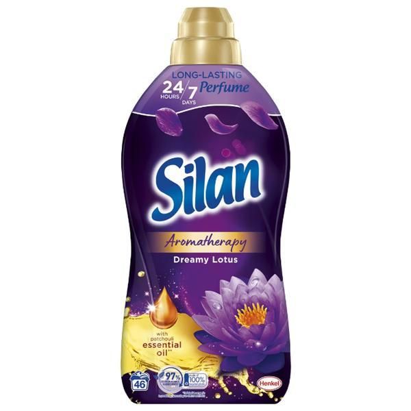 Silan Балсам за тъкани - Silan Aromatherapy Dreamy Lotus, 50 пранета, 1100 мл