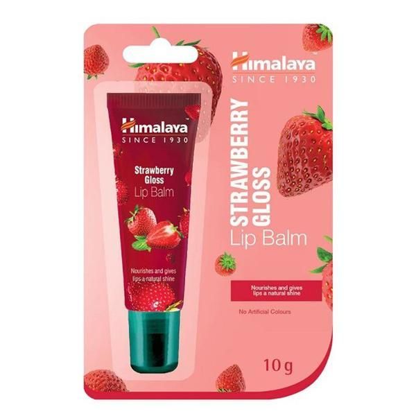 Himalaya Балсам за устни - Himalaya Strawberry Gloss Lip Balm, 10 гр