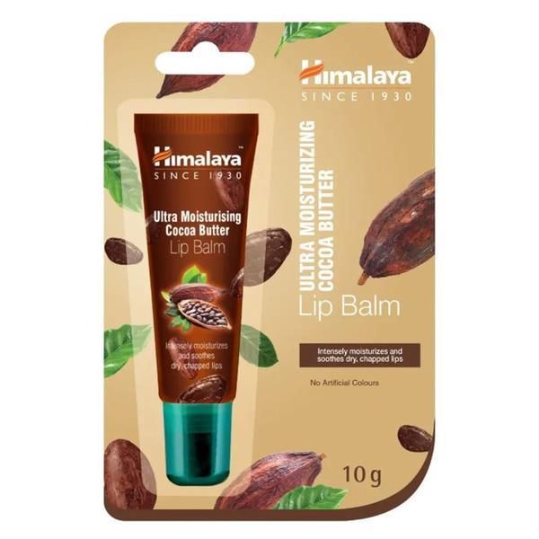 Himalaya Балсам за устни - Himalaya Ultra Moisturizing Cocoa Butter Lip Balm, 10 гр