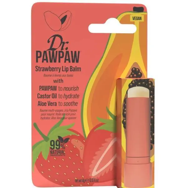 Dr Paw Paw Балсам за устни с ягода - Dr PawPaw, 4 гр