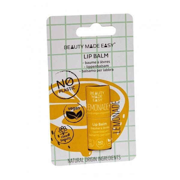Beauty Made Easy Балсам за устни Zero Plastic Balm Lip Balm Lemonade Beauty Made Easy, 5,5 гр