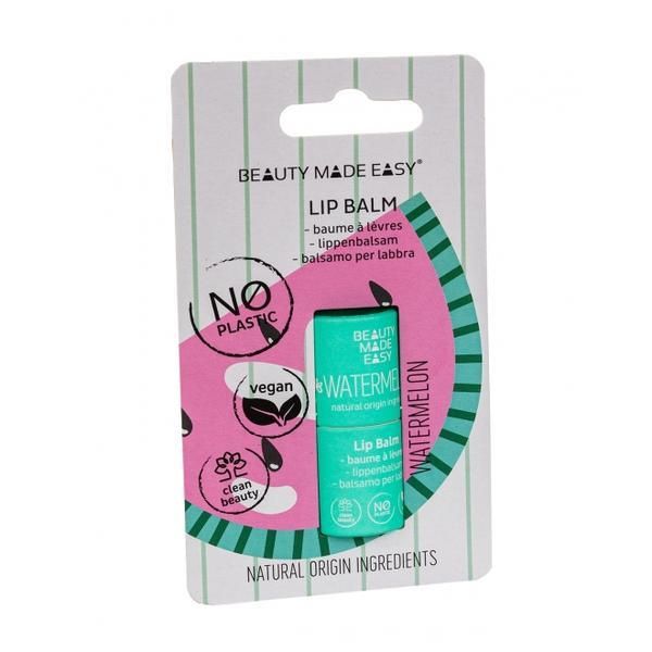 Beauty Made Easy Балсам за устни Zero Plastic Melon Watermelon Beauty Made Easy Balm за устни, 5,5 гр
